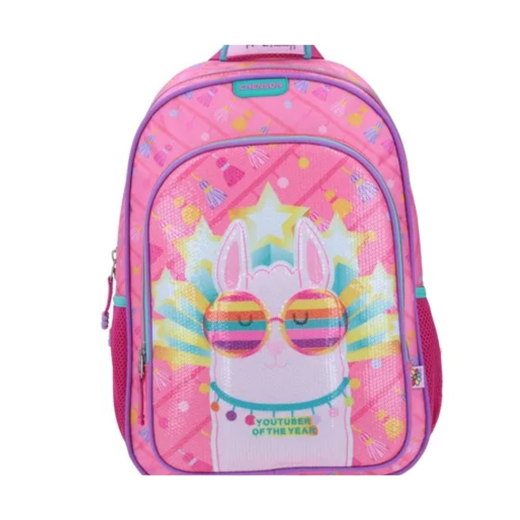 BOLSO CHENSON ROSADO DE LLAMA 