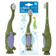 CEPILLO DENTAL INTANTIL DINOSAURIO 1-4 AÑOS DR BROWN'S