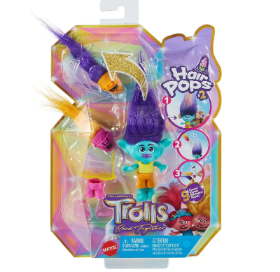 DREAMWORKS TROLLS BAND TOGETHER HAIR POPS BRAND MINI DOLL