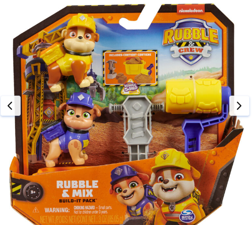 SPIN MASTER RUBBLE Y CREW BUILD IT PACK