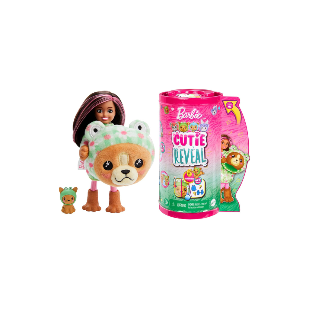 MATTEL BARBIE CUTIE REVEAL COSTUME ANIMAL SERIES CHELSA AS PUPPY