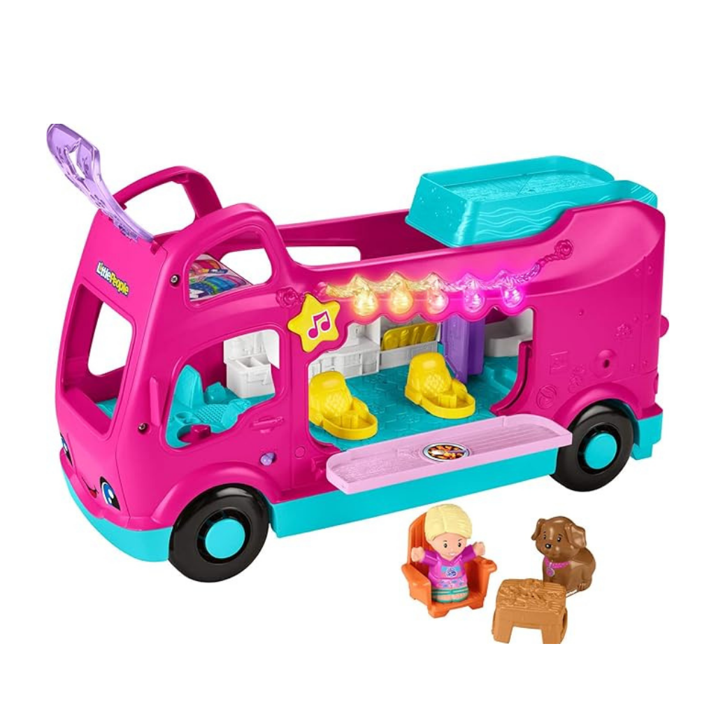 FISHER PRICE BARBIE DREAM CAMPER LITTLE PEOPLE