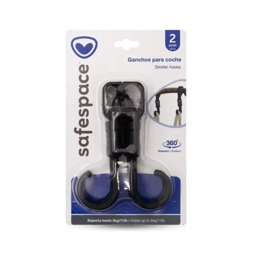 SAFESPACE GANCHOS PARA COCHE 