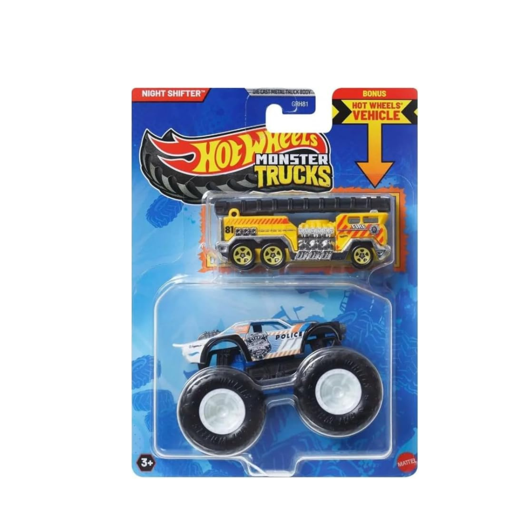 MATTEL HOT WHEELS MONSTER TRUCKS NIGHT SHIFTER