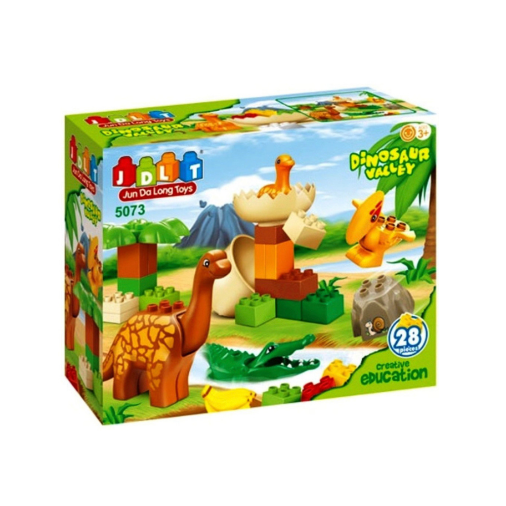 JDLT LEGO DINOSAURIOS ,EDUCACION CREATIVA 28 PCS 