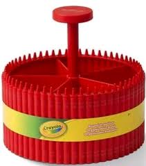 CRAYOLA ORGANIZADOR REDONDO  ROJO
