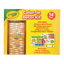 CRAYOLA COLOR -IN DECOR KIT