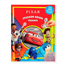 PIXAR TESORO DE LIBROS DE CALCOMANIAS
