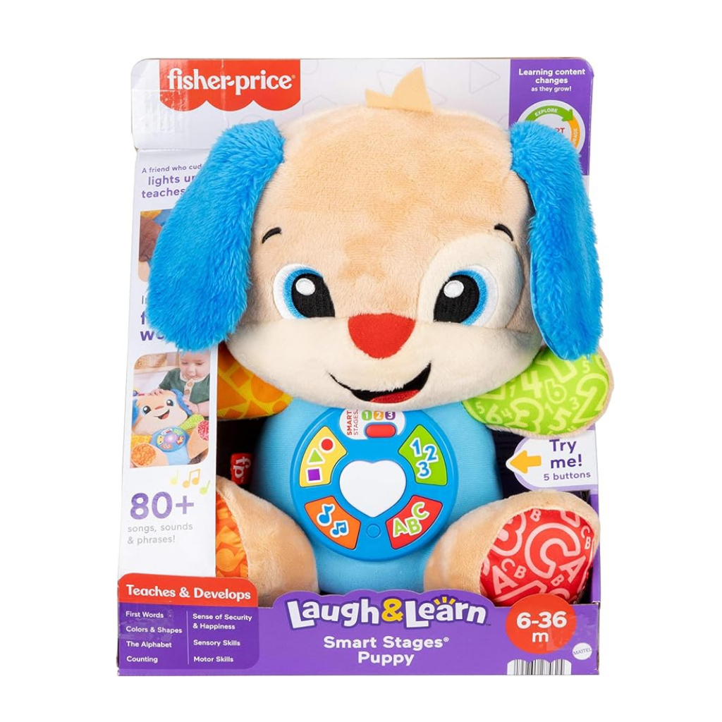 FISHER PRICE RIE Y APRENDE SMART STAGES PUPPY 6/36 MESES