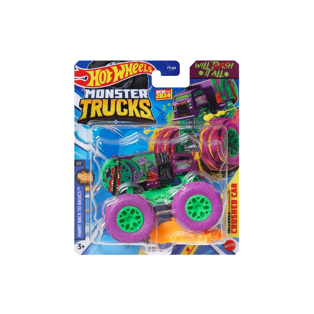 MATTEL HOT WHEELS MONSTER TRUCKS WILL TRASH