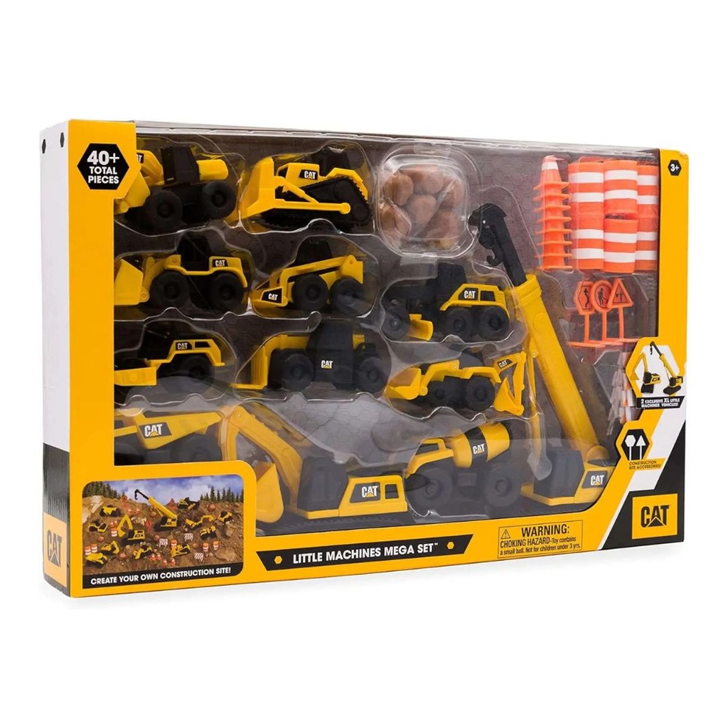 CAT SET DE CAMIONES DE CONSTRUCCION