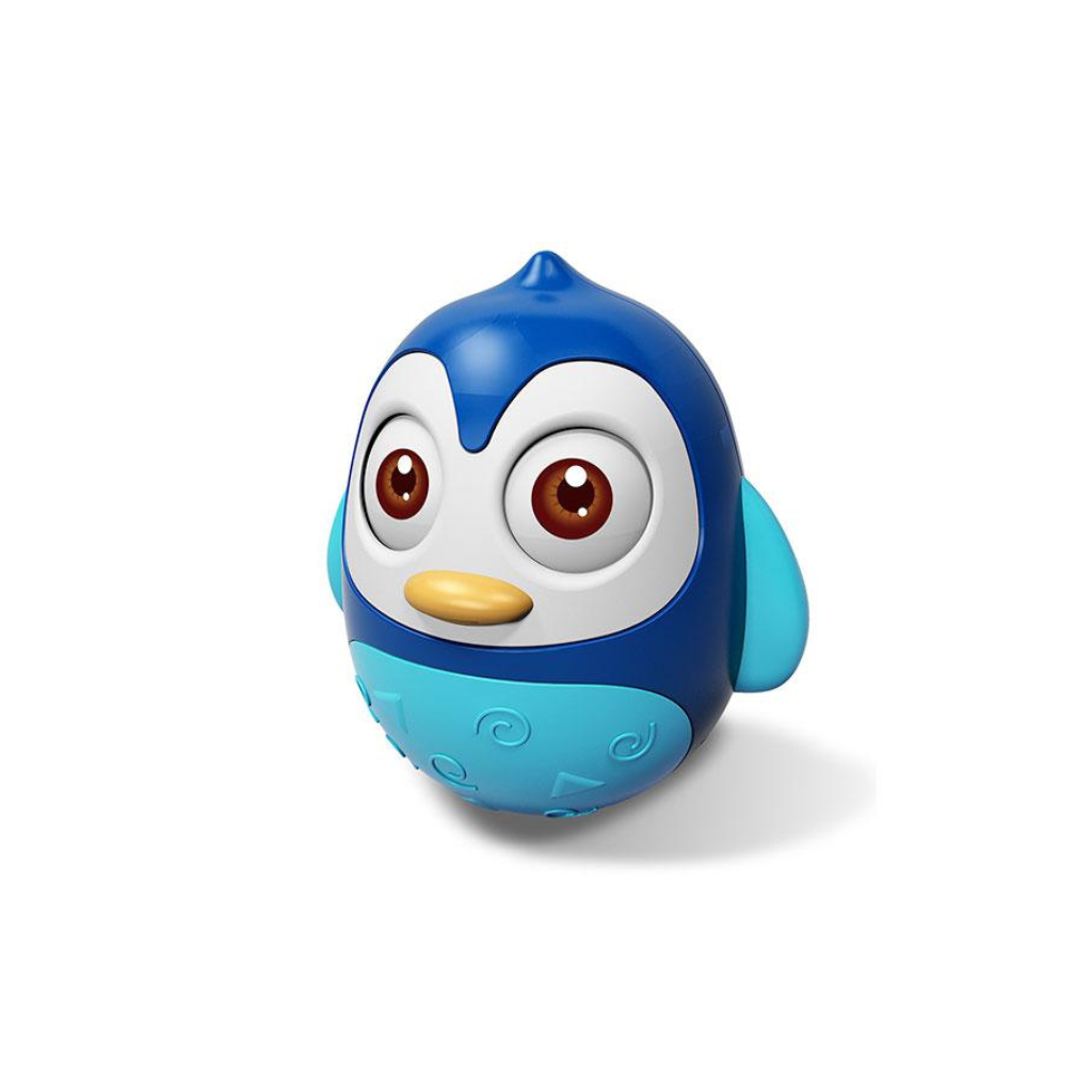 BEBESITOS PINGUINO MONDEDOR SENSORIAL AZUL