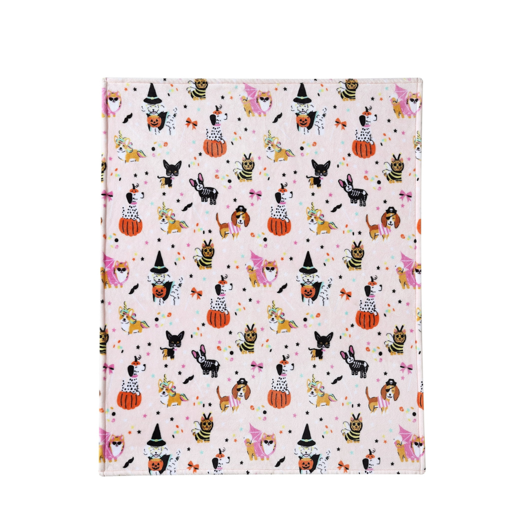 MANTA DE FELPA DE TERCIOPELO HALLOWEEN