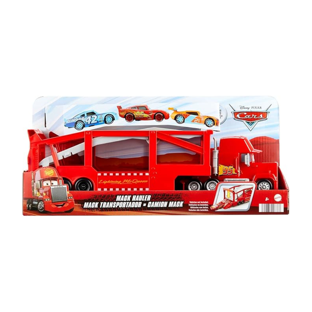 MATTEL DISNEY PIXAR CARS MACK HAULER CAMION TRANSPORTADOR