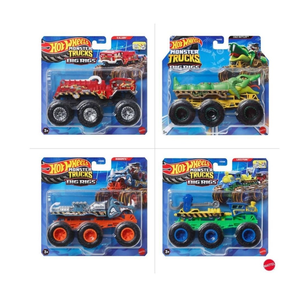 MATTEL MONSTER TRUCKS BIG RIGS