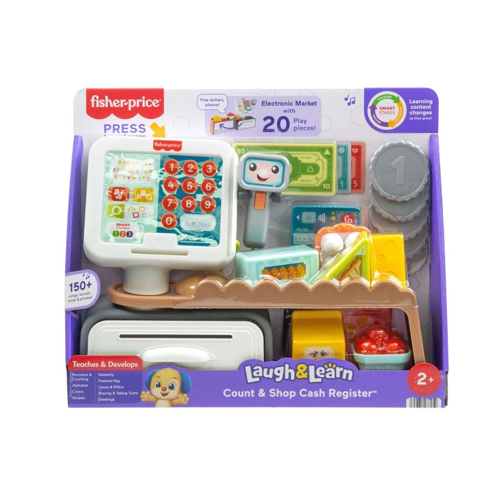 FISHER - PRICE COUNT & SHOP CASH REGISTER
