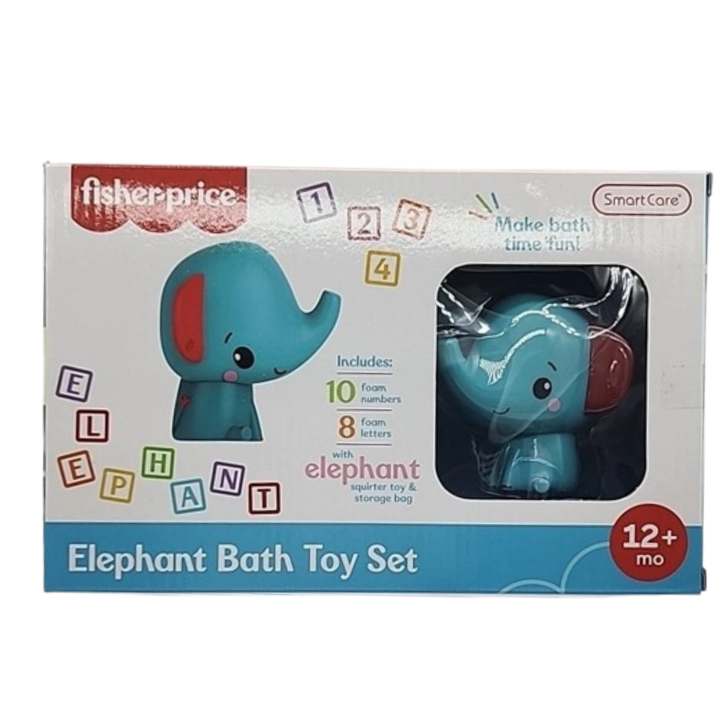 FISHER PRICE ELEPHANT BATH TOY SET