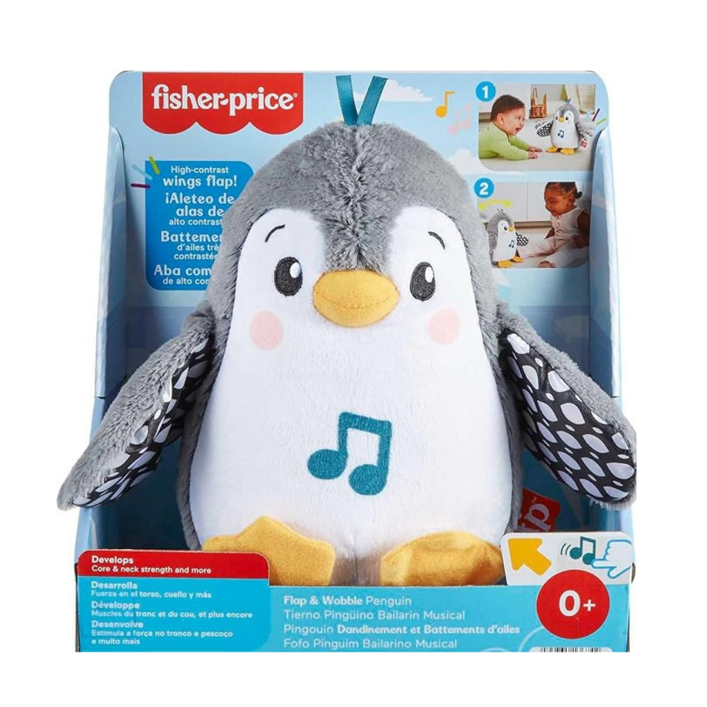 FISHER PRICE PINGUINO ANDA Y ALETEA JUGUETE PARA RN