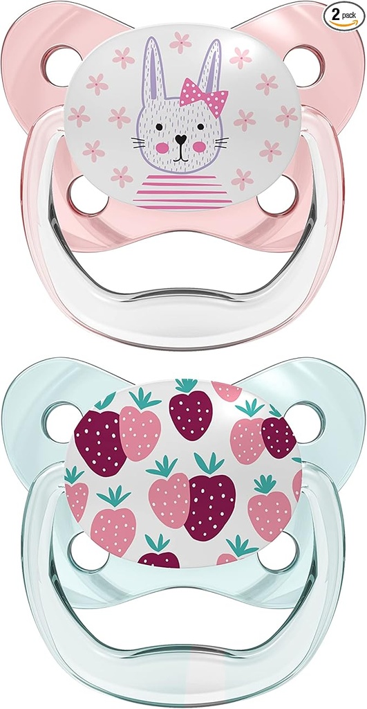 SET 2 CHUPONES PRENVENT ENTRETENIMIENTO 0-6M