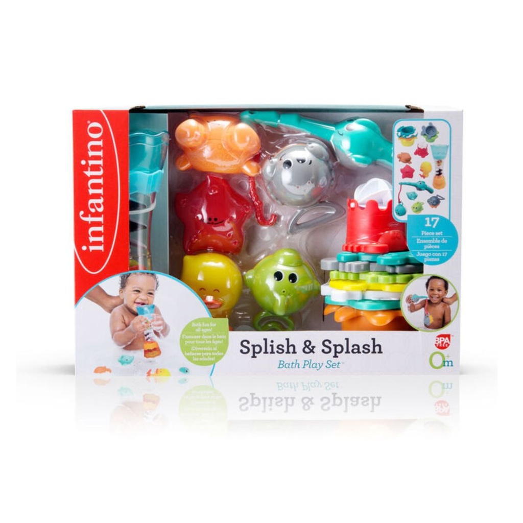 INFANTINO SET DE BAÑO SPLISH, SPLASH