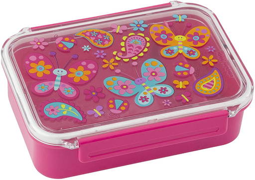 [794866036586] BENTO BOX TRANSPARENTE PEQ DE MARIPOSA / STEPHEN JOSEPH