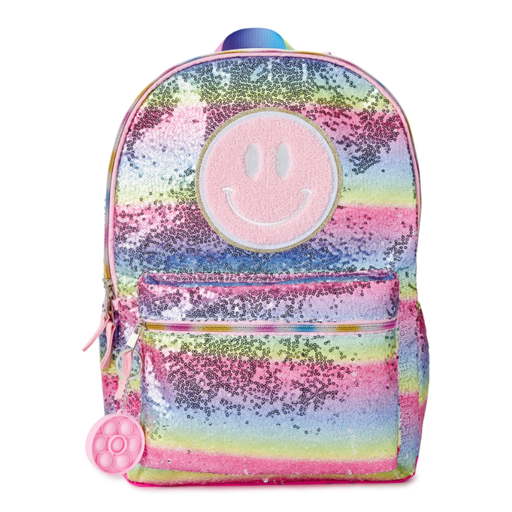 [843340251561] BOLSO DE LENTEJUELAS CARA FELIZ ROSA / WONDER NATION