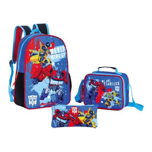 [7591525164719] BOLSO TRANSFORMERS SET 3 PIEZAS CAPI