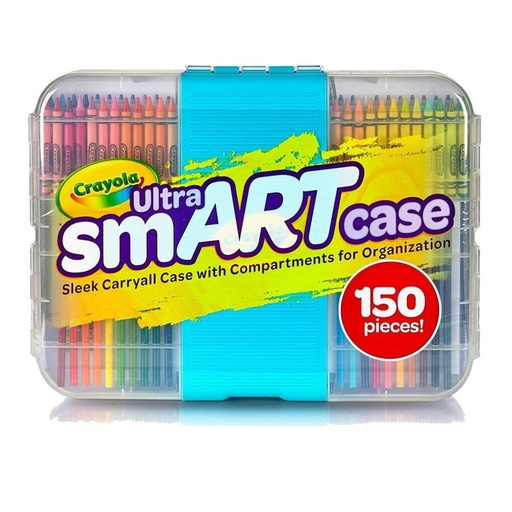 [071662206192] CRAYOLA ULTRA SMART CASE 150 PCS