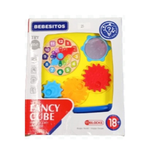 [HE0520] BEBESITOS FANCY CUBE BEST FOR EARLY EDUCATION 11BLOCKS