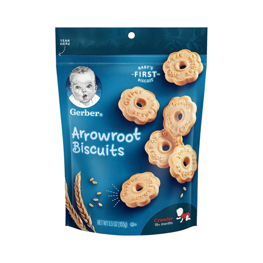 [015000005962] GERBER ARROWROOT BISCUITS