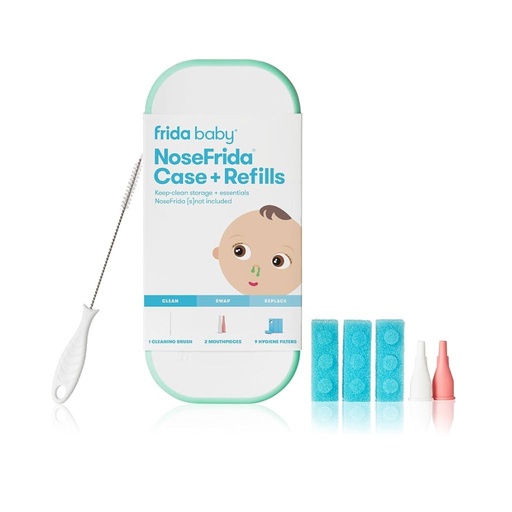 [810028773905] FRIDABABY NOSE FRIDA CASE + REFILLS 