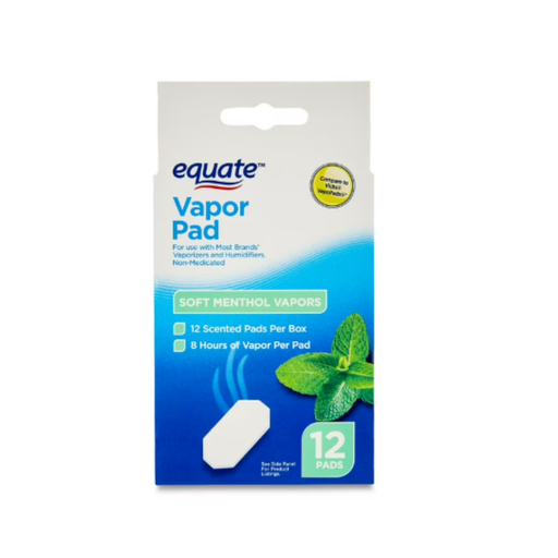 [681131071215] EQUATE ALMOADILLAS DE VAPOR MENTOL 