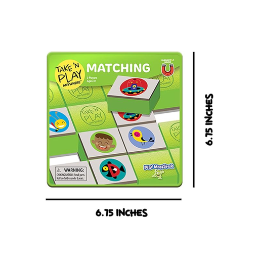 [038901006784] PLAY MONSTER JUEGO MAGNETICO MEMORIA