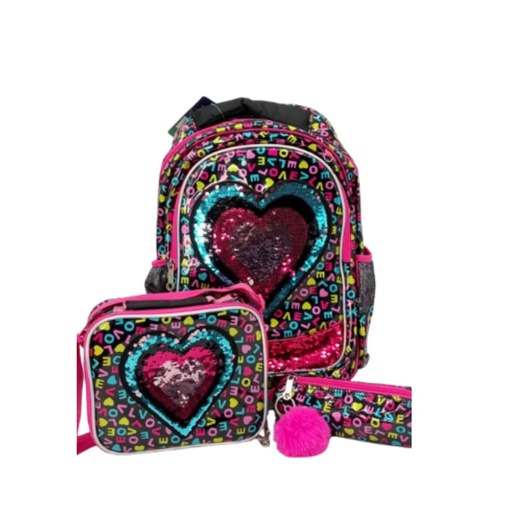 [M1000] MALETA DE CORAZON LOVE