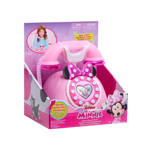 [886144882722] Disney Junior Minnie Mouse, Telefono  con Dial Rotatorio