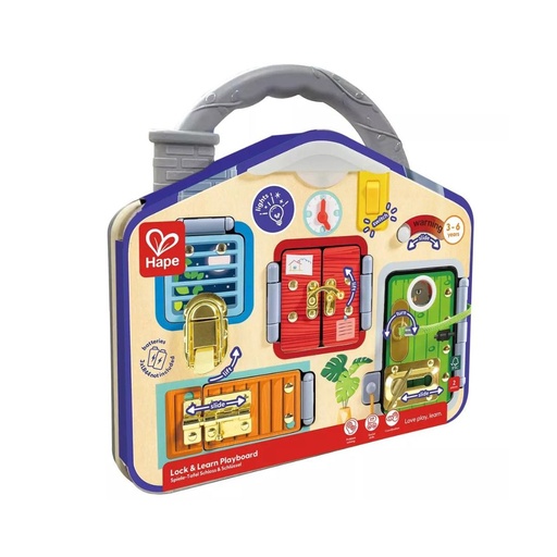 [6943478047150] HAPE LOCK LEARN PLAYBOARD
