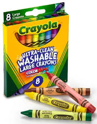 [071662032807] CRAYOLA 8 CREYONES DE CERA LAVABLES LARGOS