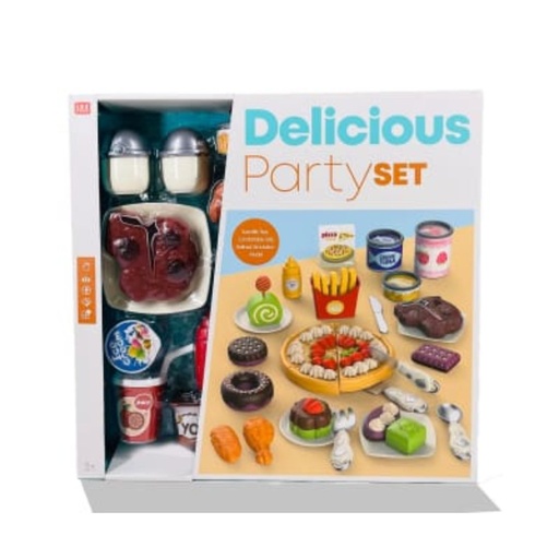 [LY8617] DELICIOUS PARTY SET COMIDAS VARIAS 