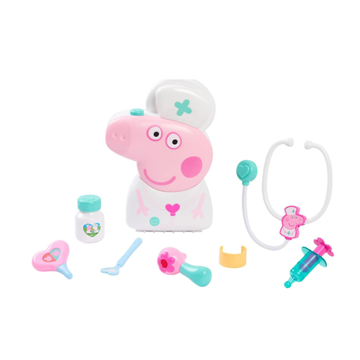 [886144725227] Just Play-kit médico de 8 piezas para niños Pepa Pig