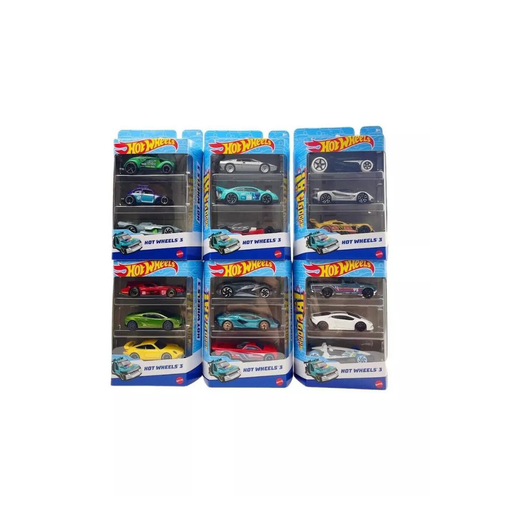 [027084425611] MATTEL HOT WHEELS  PACK 3 VEHICULOS 