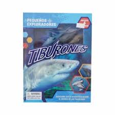 [9782764347119] PEQUEÑOS EXPLORADORES TIBURONES + 4 FIGURAS