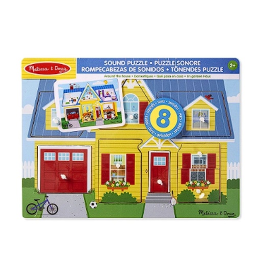 [000772107341]  MELISSA & DOUG ROMPECABEZAS CON SONIDO CASA 