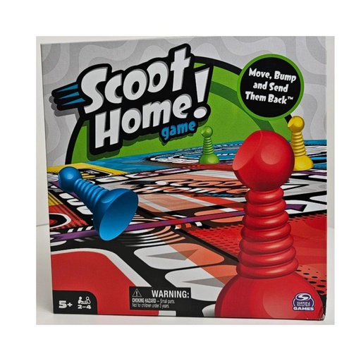 [778988462737] SPINMASTER SCOOT HOME BOARD GAME
