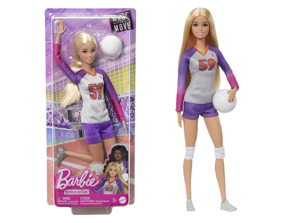 BARBIE JUAGADORA DE VOLEIBOL