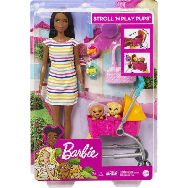 BARBIE Y SU COCHE DE MASCOTAS