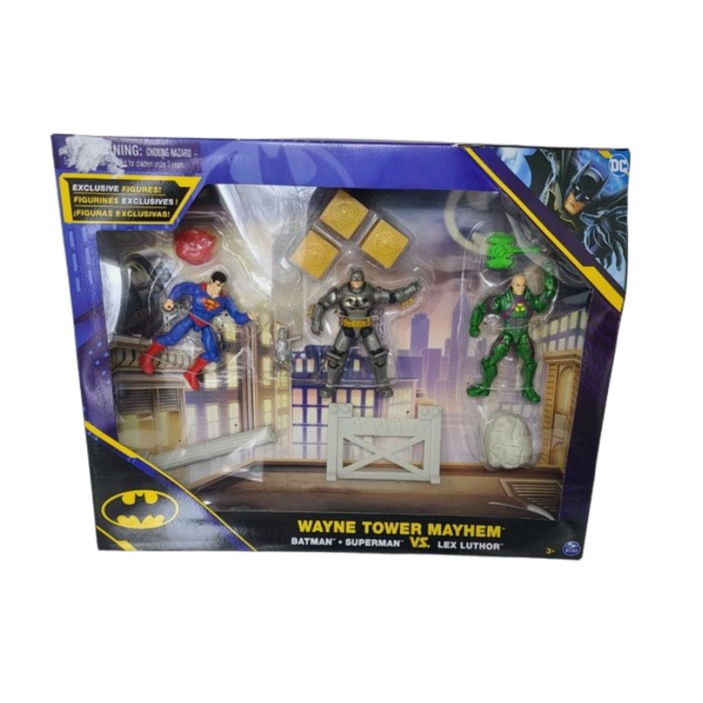 SPINMASTER BATMAN - SUPERMAN - LEX LUTHOR