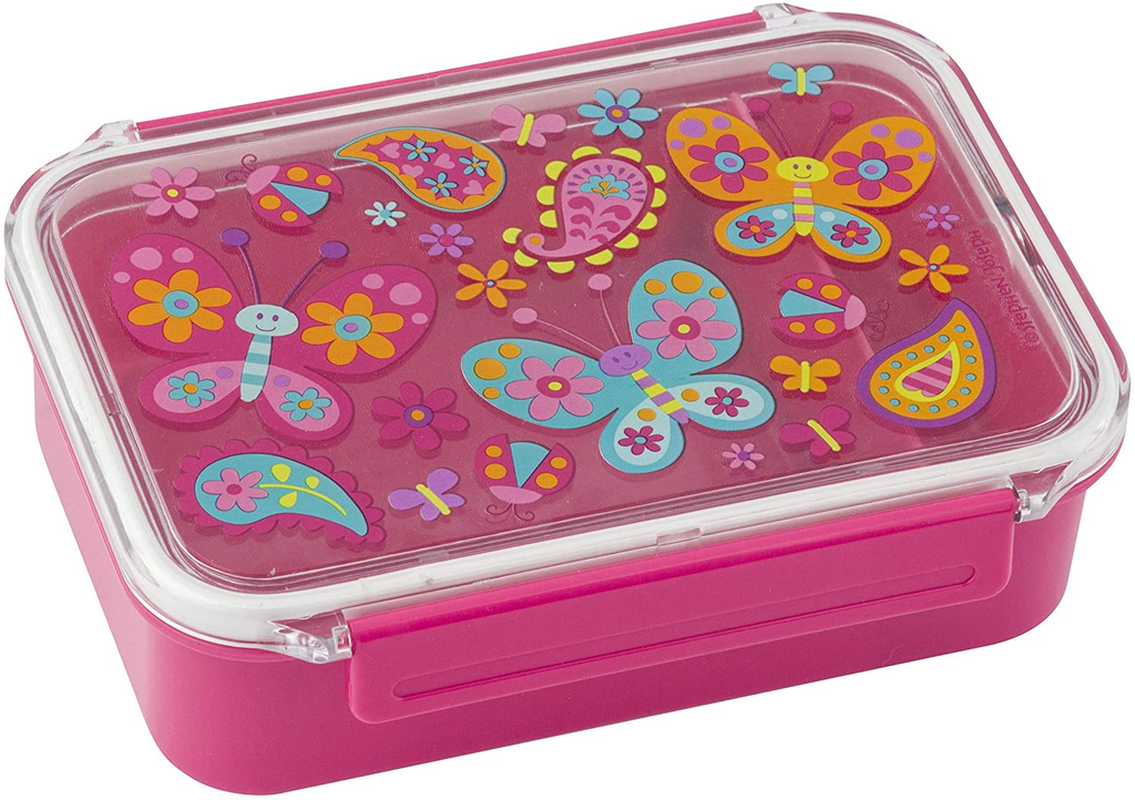 BENTO BOX TRANSPARENTE PEQ DE MARIPOSA / STEPHEN JOSEPH