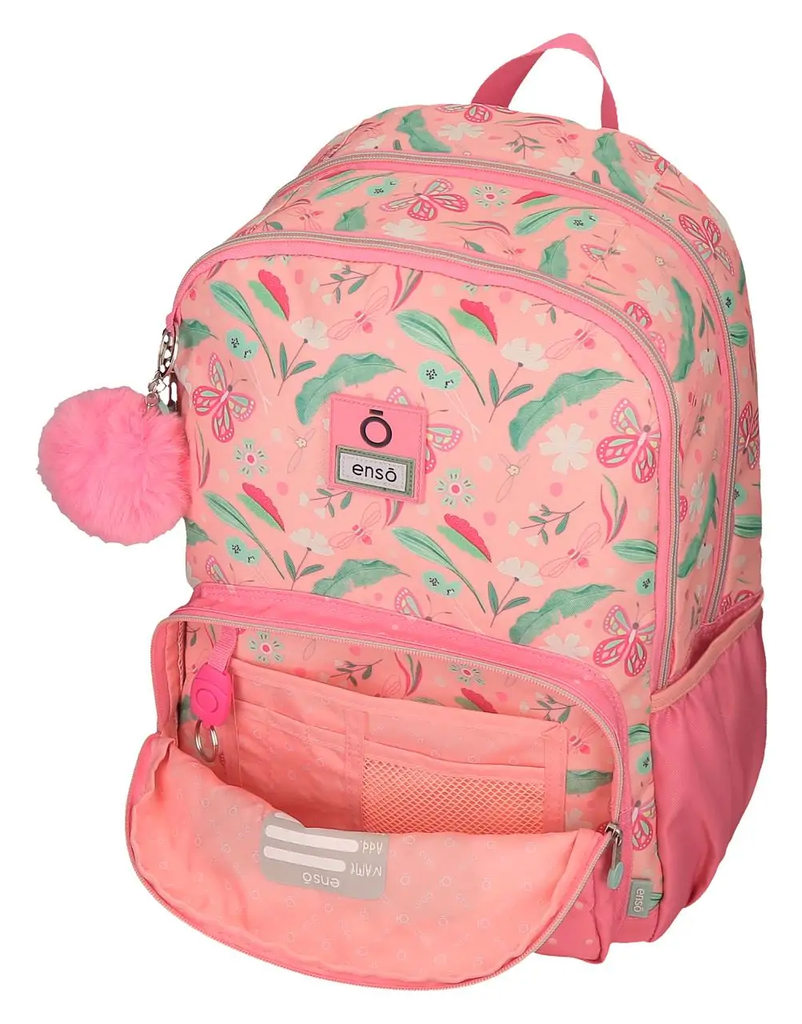 BOLSO ENSO ROSADO FLORAL