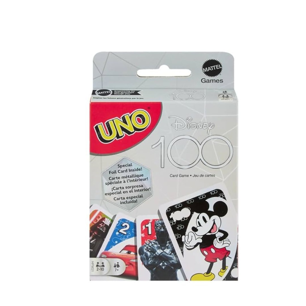 MATTEL CARTAS DE UNO 100 ANIVERSARIO