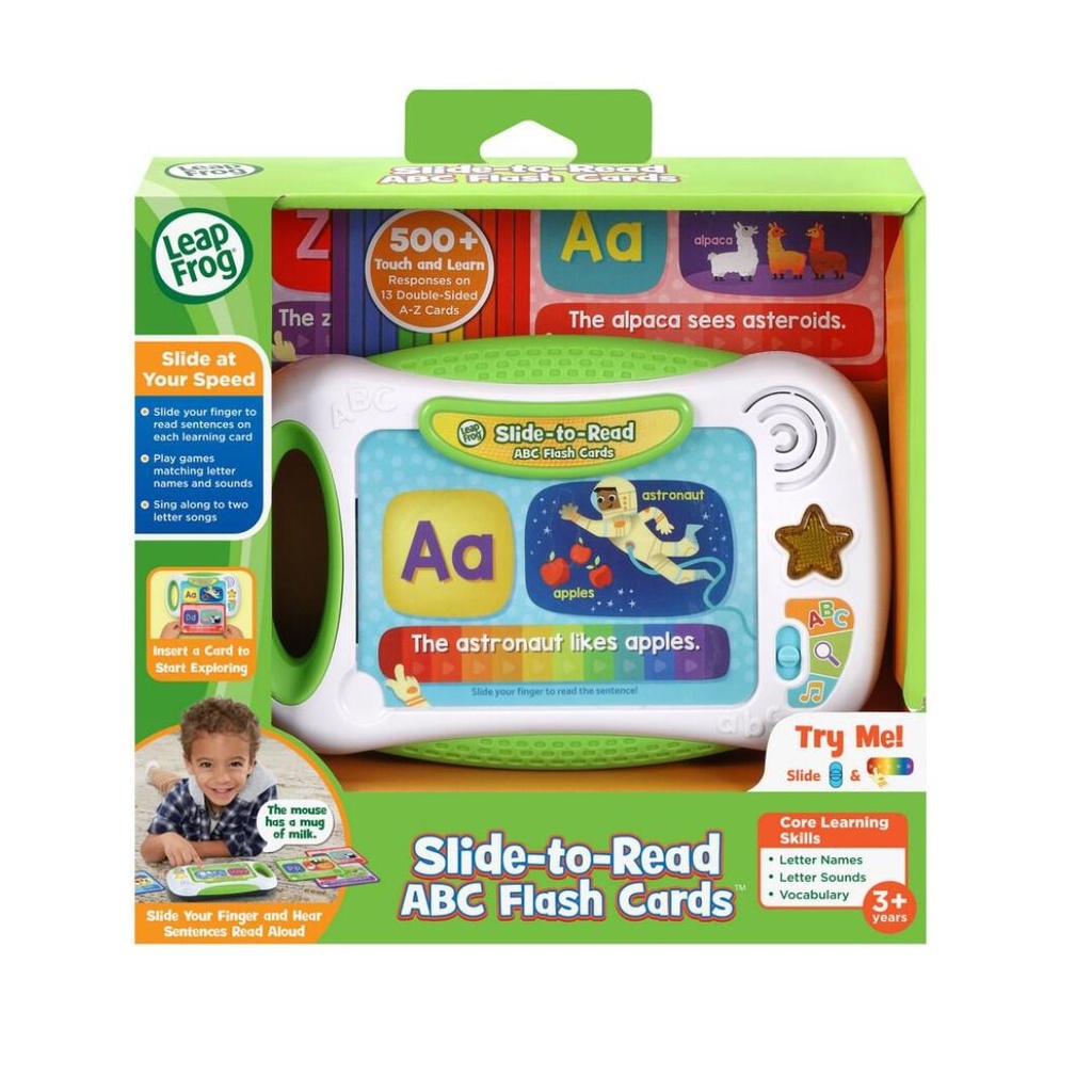 LEAP FROG SLIDE TO READ ABC FLASH
